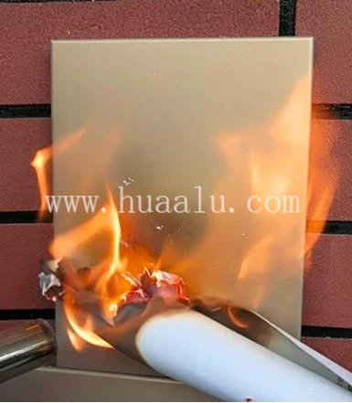 B1 Fireproof aluminium composite material